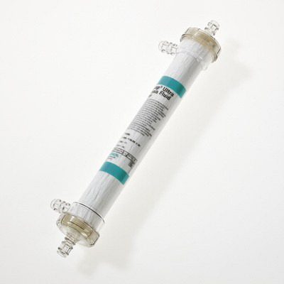 Polysulphone hemofilter for acute renal replacement therapy and filter for separation of plasma and cellular blood components.